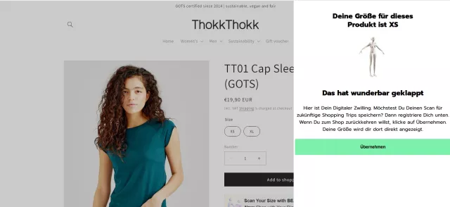 Bild: Beawear aus Konstanz öffnet seine innovative Größenempfehlungslösung für Kunden weltweit