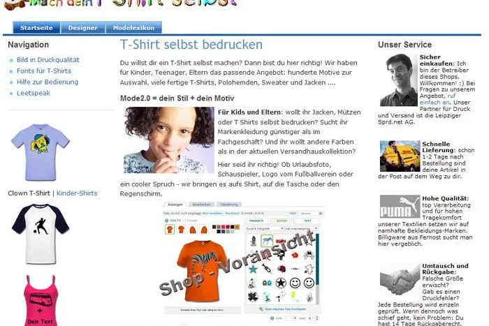 Bedrucken Sie Ihr T-Shirt online Bild: Bedrucken Sie Ihr T-Shirt online