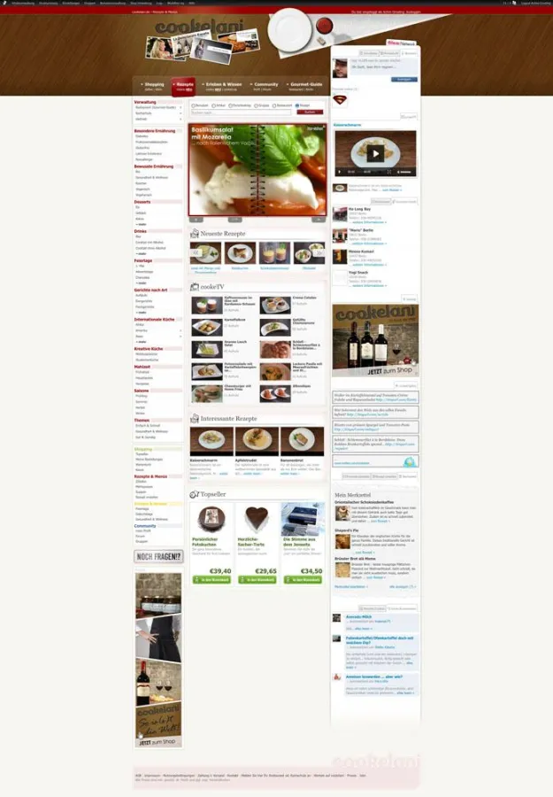 Rezepte & Menüs auf cookelani