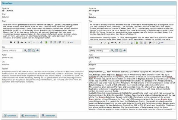Bild: SixCMS 8.1: Einfacheres Arbeiten und weniger Barrieren
