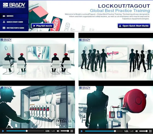 9-sprachig aufgebautes Lockout-Tagout Schulungsprogramm Bild: 9-sprachig aufgebautes Lockout-Tagout Schulungsprogramm
