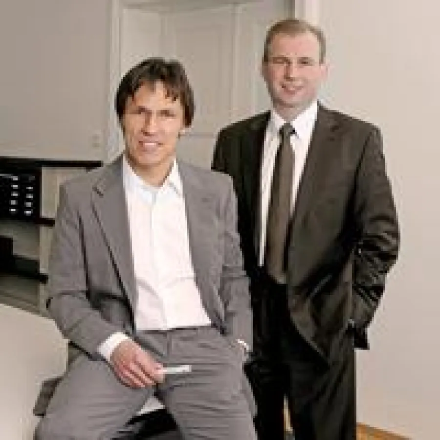 Reiner Pientka und Ludwig Hank, Geschäftsführer