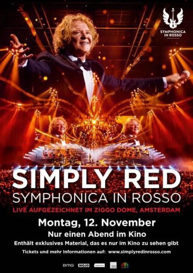 Simply Red - nur am 12. November 2018 im Kino