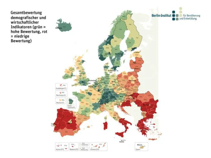Bild: Neue Studie veröffentlicht: Europas demografische Zukunft