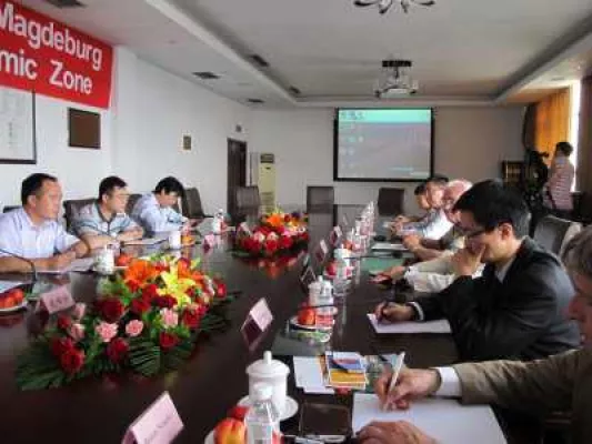 Bild: Dalian, China: Magdeburg und German Global Trade Forum in der Entwicklungszone