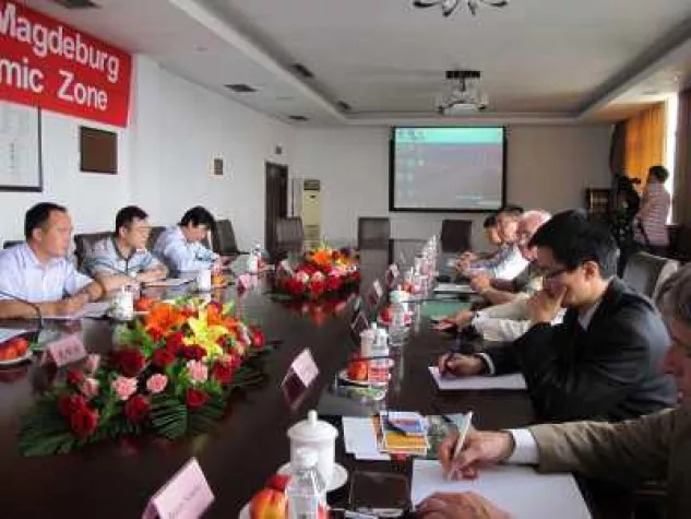 Bild: Dalian, China: Magdeburg und German Global Trade Forum in der Entwicklungszone