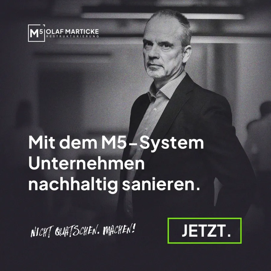 Mit dem M5-System Unternehmen nachhaltig sanieren. (© Olaf Marticke)