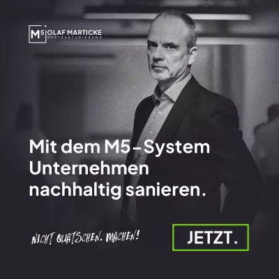 Bild: „Nicht quatschen. Machen.“