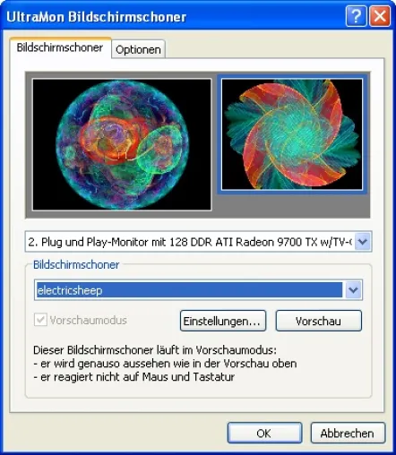 UltraMon 2.6: Arbeiten mit mehreren Bildschirmen Bild: UltraMon 2.6: Arbeiten mit mehreren Bildschirmen