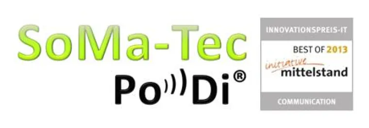 Bild: SoMa-Tec‘s PoDi mit BEST OF 2013 des INNOVATIONSPREIS-IT 2013 ausgezeichnet