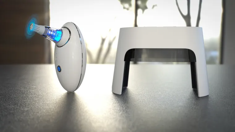 Bild: DER NEUE MINI-VAKUUMREINIGER FÜR DIE HÖRSYSTEM-PFLEGE