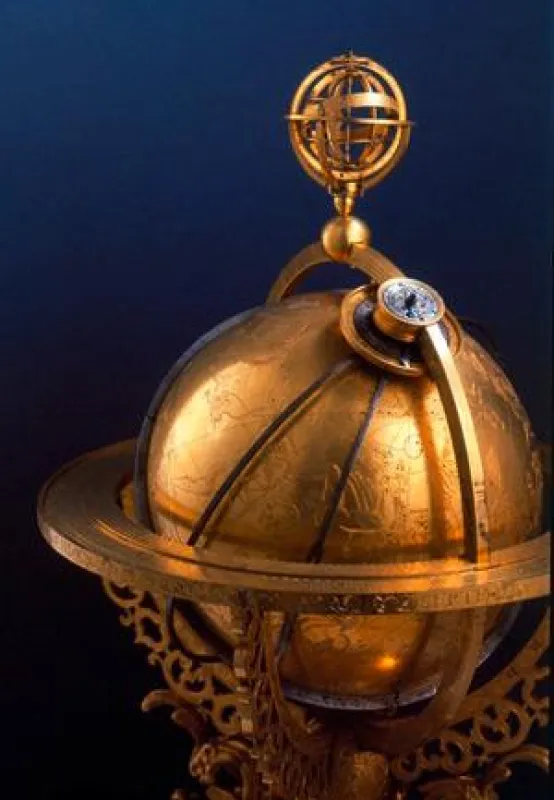 Der vergoldete Himmelsglobus aus dem Jahr 1586 ist ein Werk Augsburger Meister. (Bildnachweis: Kunstsammlungen und Museen Augsburg)