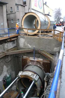 Bild: BERDING liefert die Rohre FBS-Qualität für Kanalbaumaßnahme am Dortmunder Rüpingsbach