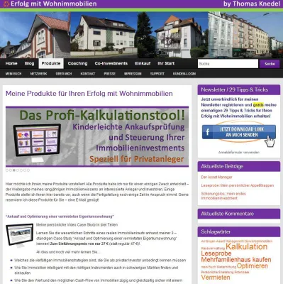 Bild: NEU: Erfolg mit Wohnimmobilien – Insiderwissen, Tools und Videokurse für Privatinvestoren und Anleger