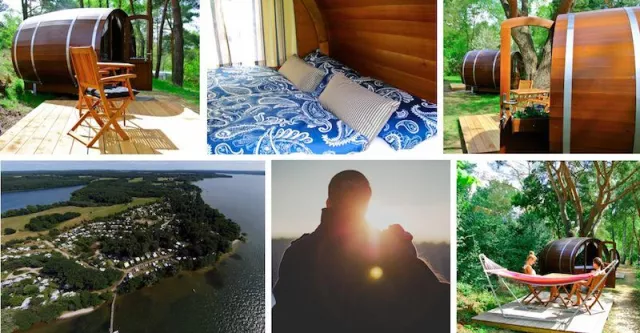 Das Schlaffass-Dorf am Plauer See ist eröffnet Bild: Das Schlaffass-Dorf am Plauer See ist eröffnet