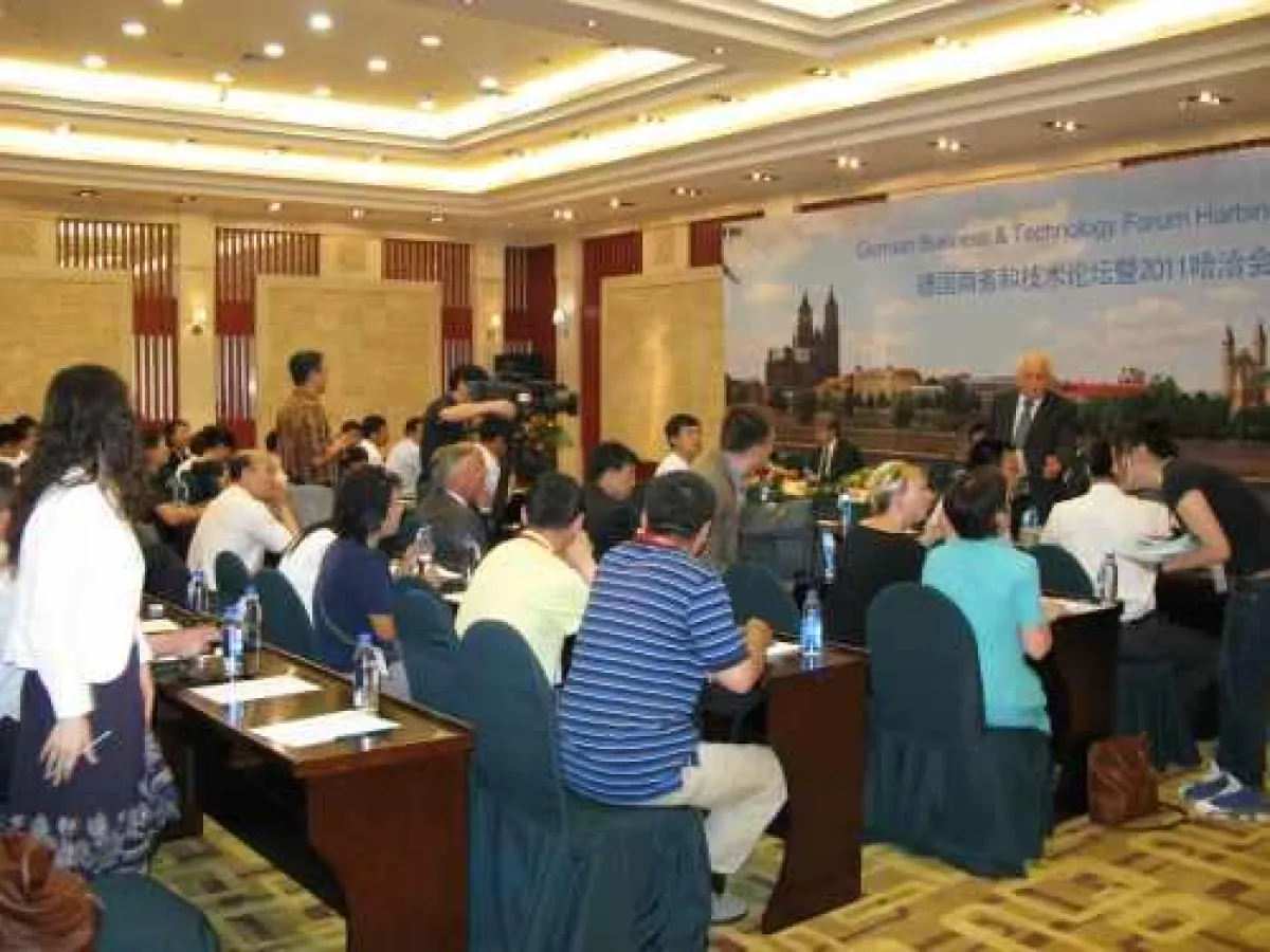Magdeburg meets China in Harbin auf dem German Business & Technology Forum