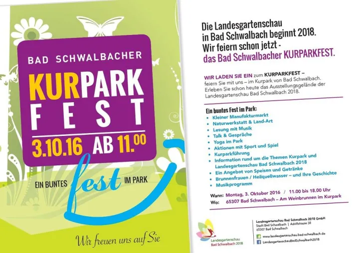 Bad Schwalbacher Kurparkfest Bild: Bad Schwalbacher Kurparkfest