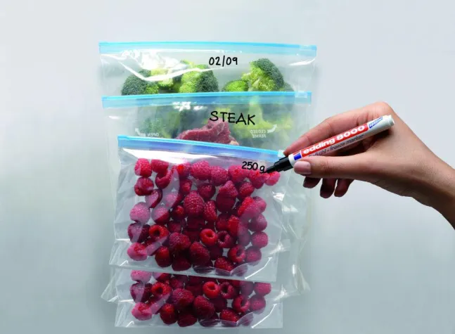 Bild: "Cooler" Helfer zum Tag der Tiefkühlkost: Der edding Tiefkühlmarker