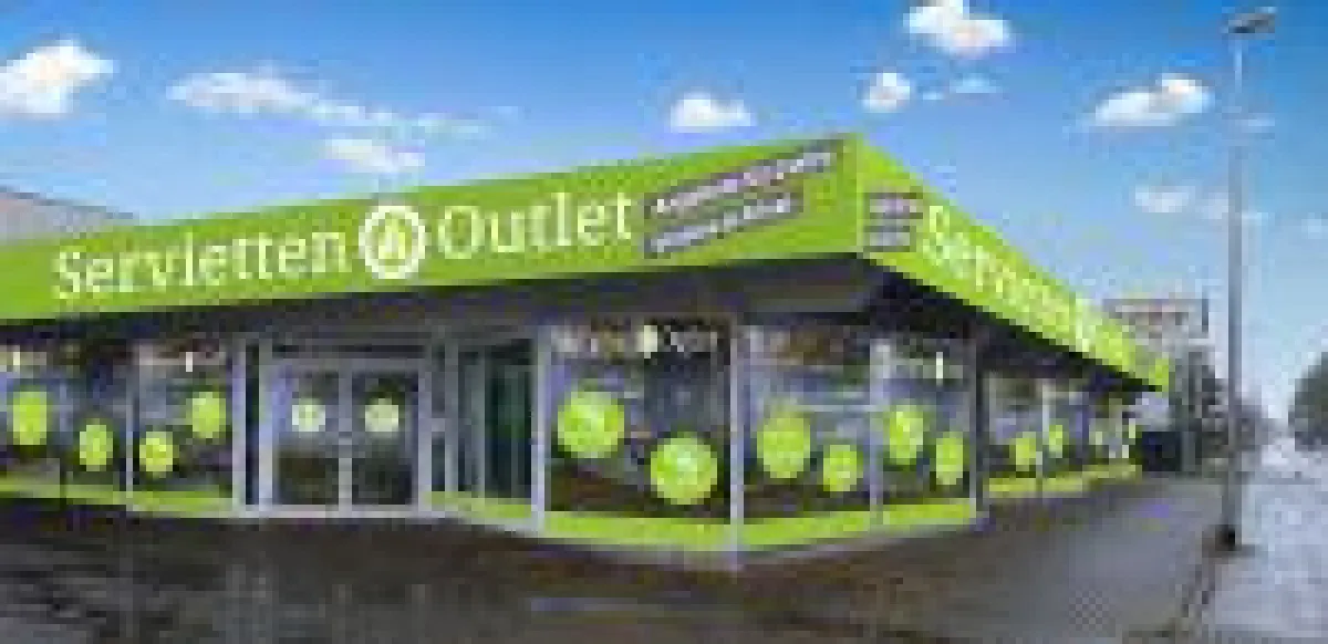 Animation des Hantermann Servietten Outlets