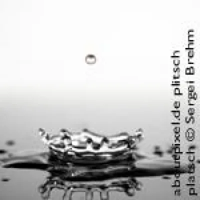 Bild: Reines Wasser - ein Lebenselixier