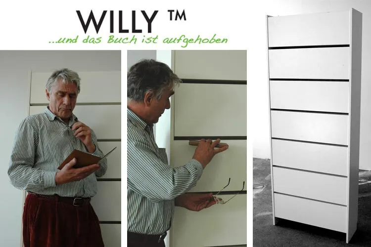 Bild: Frankfurter Buchmesse 2009 - Hamburger Designstudio präsentiert Bücherregal Willy™