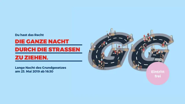 Bild: Du hast das Recht… - Hamburg feiert 70 Jahre Grundgesetz am 23. Mai 2019