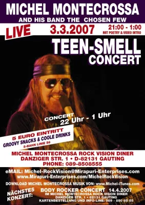 Bild: Auftakt zu Michel Montecrossa's furioser Cyberrock-Konzert Saison in Deutschland