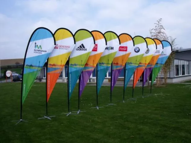 Bild: Beachflag – Moderne Werbung die frischen Wind bringt