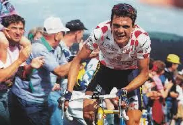 Bild: Richard Virenque wird von Eurosport hinauskomplementiert