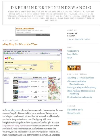 Bild: Dreihunderteinundzwanzig – das Blog rund um eBay und Online-Marktplätze