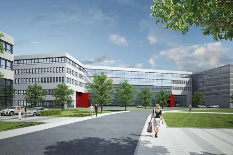Bild: Neues Kompetenzzentrum der BPC Electrification im Business Campus München : Garching