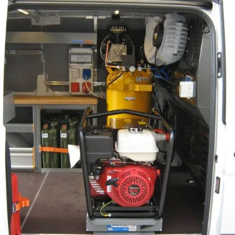 Bild: Ein Modell einer Fahrzeugeinrichtung für den mobilen Service von LKW`s von StoreVan