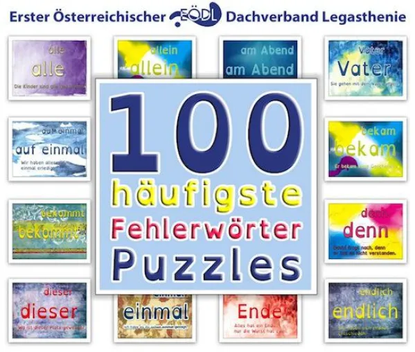 Bild: Lernen mit Wortpuzzles