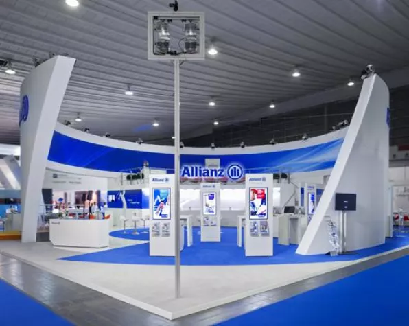 Bild: Platz 1 für den Allianz Messestand