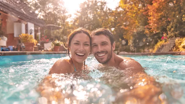 Bild: Effiziente Poolheizungen und bis zu drei Monate länger im Pool trainieren