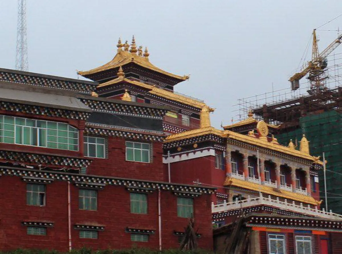 Das großartige Kloster Dzogchen in Kham/Dege