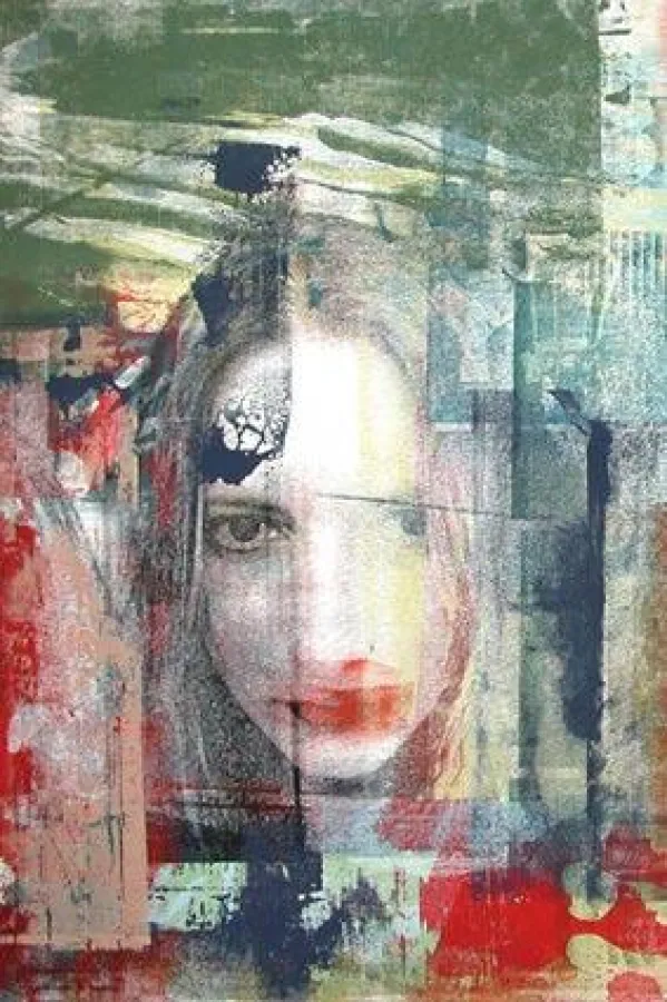 dans le mirroir Acryl auf Leinwand 110x80 2007 janinebeangallery