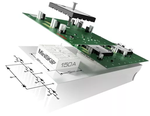 Bild: IGBT-Modul mit höchster Stromdichte: 4,9 A/cm² für 3-Level-Umrichter