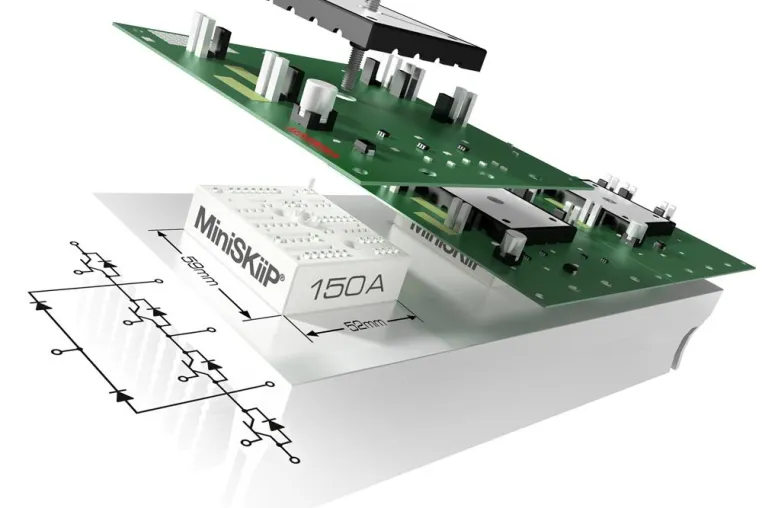 IGBT-Modul mit höchster Stromdichte: 4,9 A/cm² für 3-Level-Umrichter Bild: IGBT-Modul mit höchster Stromdichte: 4,9 A/cm² für 3-Level-Umrichter