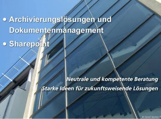 Bild: Expertise für Dokumentenmanagement, E-Mail-Archivierung und komplexe IT Anforderungen.