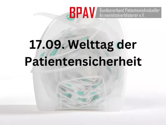 Patientensicherheit durch patientenindividuelle Arzneimittelverblisterung stärken