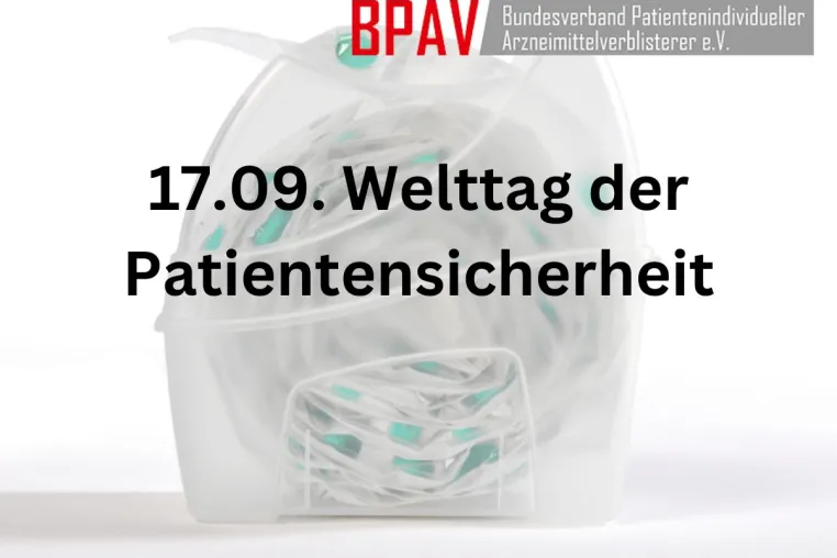 Bild: Patientensicherheit durch patientenindividuelle Arzneimittelverblisterung stärken