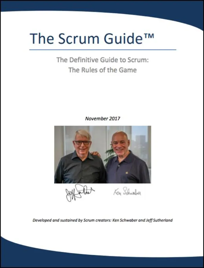 Scrum Guide von Schwaber und Sutherland
