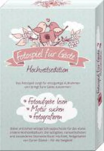 Bild: Neuerscheinung: Das kreative Fotospiel für die Hochzeitsfeier
