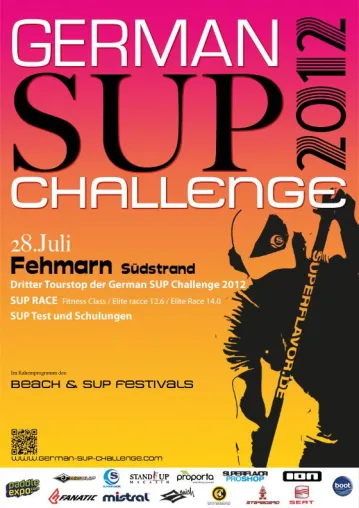 Die German SUP Challenge rockt Fehmarn Bild: Die German SUP Challenge rockt Fehmarn