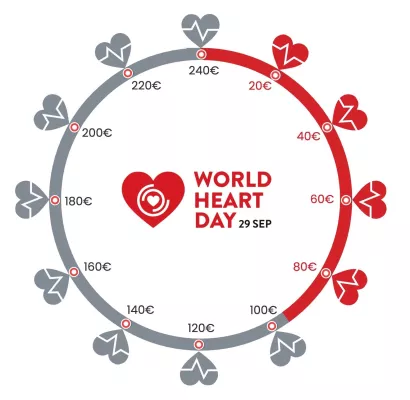 Bild: World Heart Challenge: Gemeinsam für gesunde Herzen – instingo ruft zur kostenlosen Schritte-Challenge auf