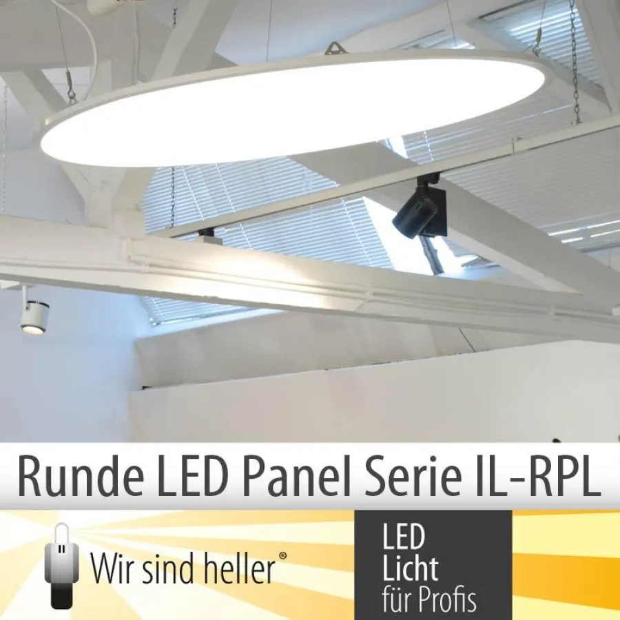 Runde LED Panel im Durchmesser 60 cm bis 120 cm - ein Highlight für repräsentative Beleuchtung