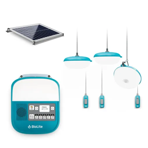 Bild: BioLite stellt SolarHome 625 vor: Eine kompakte Solarenergielösung für netzunabhängige Beleuchtung