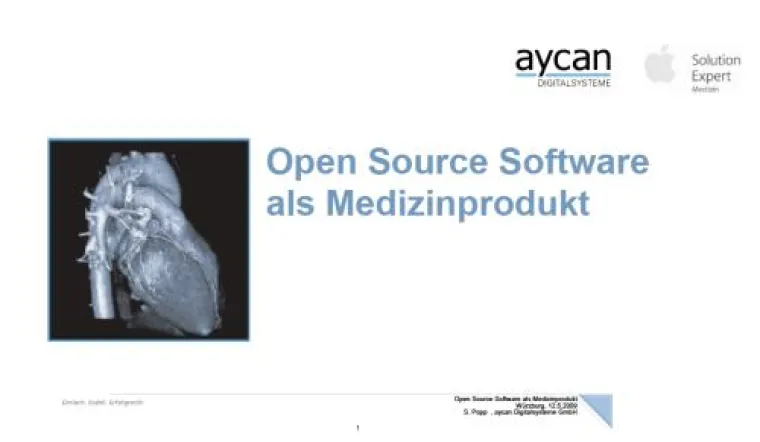 Open Source Software in der Medizin - Chancen und Risiken Bild: Open Source Software in der Medizin - Chancen und Risiken