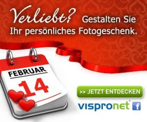 Bild: Online Druckerei Vispronet® mit originellen Ideen zum Valentinstag